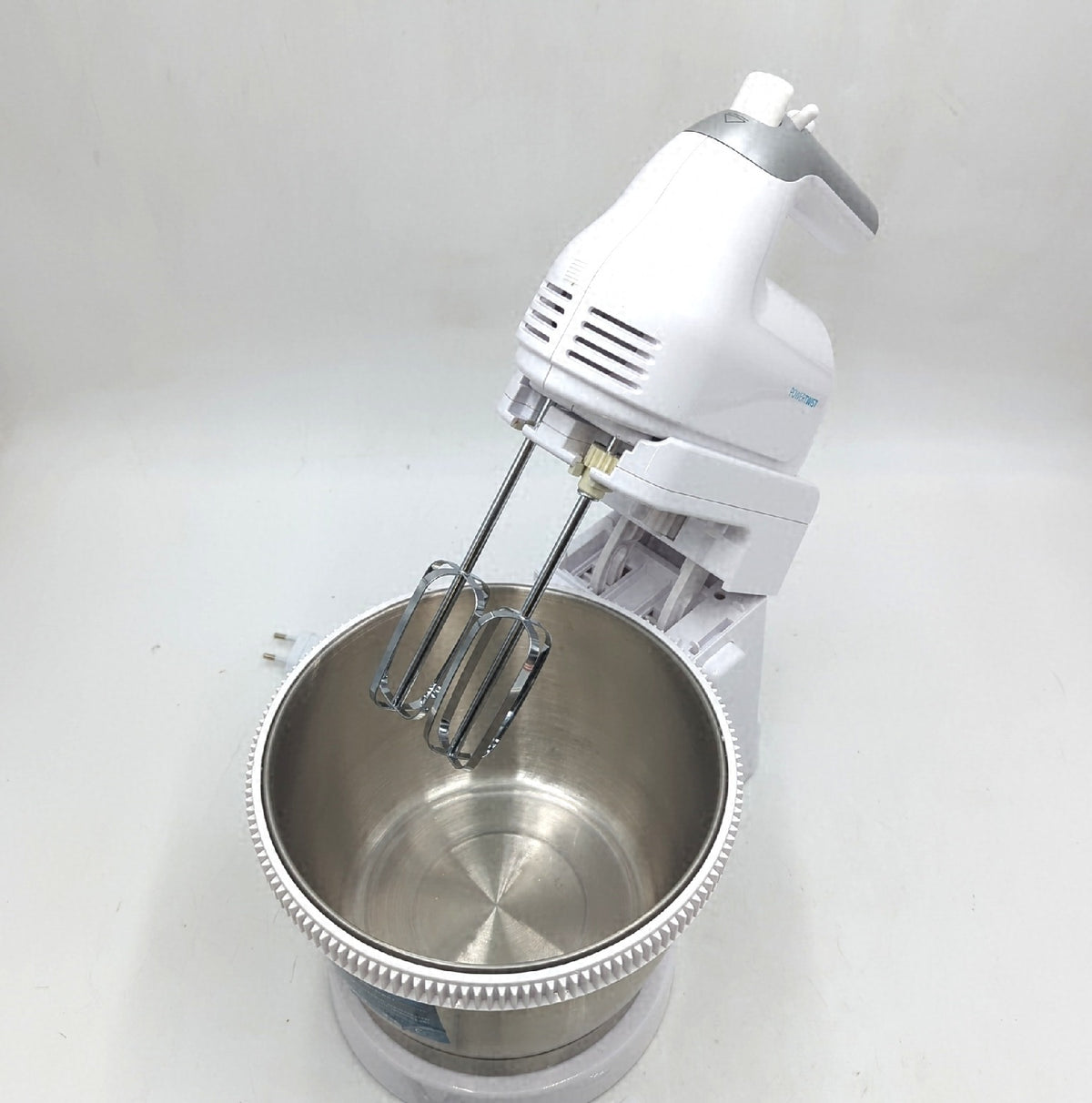 Cecotec Stand Mixer PowerTwist 500 Steel 500 W 5 Geschwindigkeiten Turbo 3 Zubehör 35 L Edelstahl Schüssel