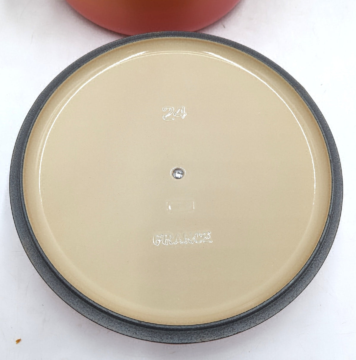 Le Jardin du Lin euset Signature Gusseisen Bräter Deckel Rund 24 cm alle Herdarten