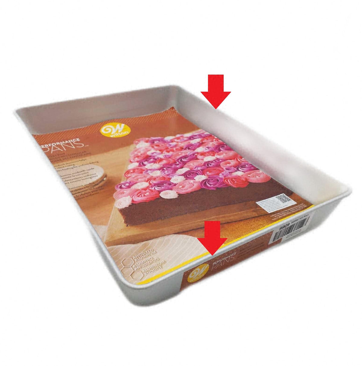 Wilton Performance Pans Backform 28x38 cm leichte Dellen Kratzer