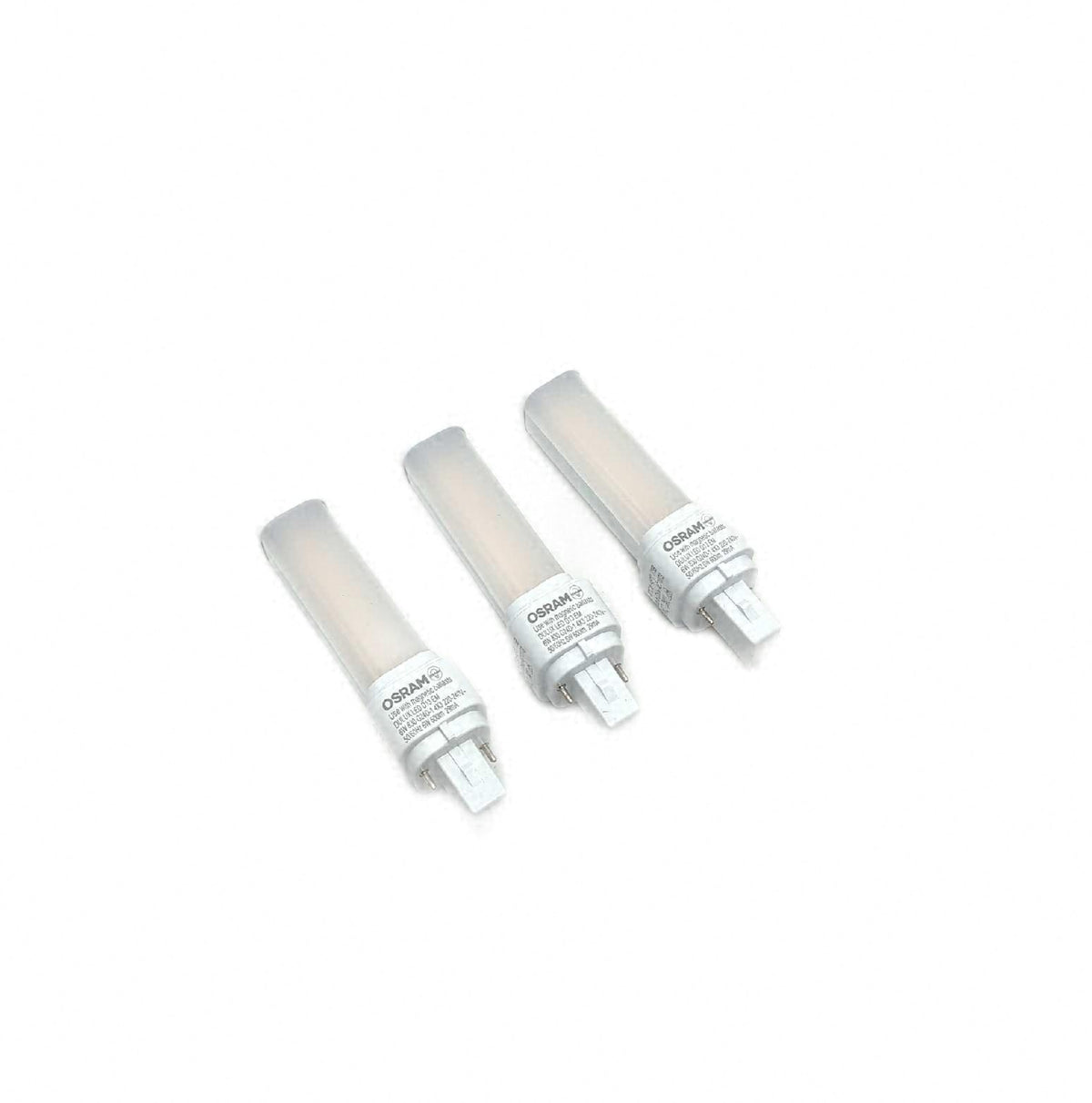 Dulux D13 LED Kompaktlampe 6W 600lm 3000K Warmweiss Sockel G24D1 230V energiesparend
