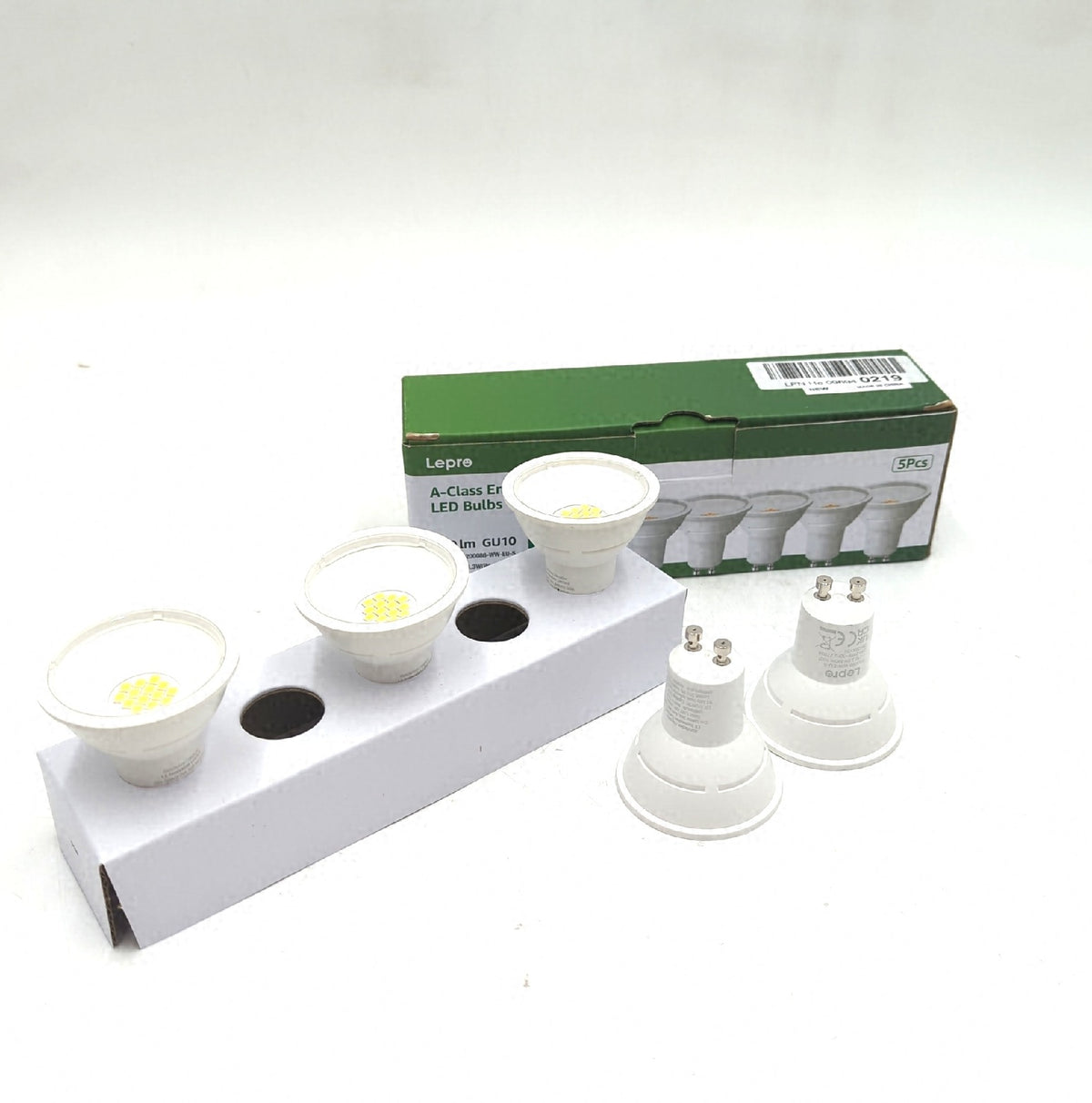 Lepro GU10 LED Lampe 33 Watt Energieklasse A Warmweiss Nicht Dimmbar E27