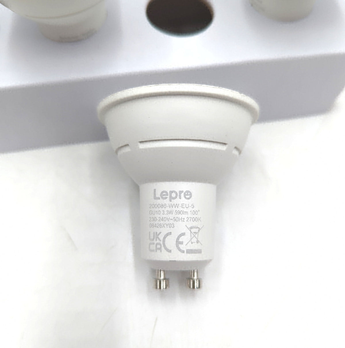 Lepro GU10 LED Lampe 33 Watt Energieklasse A Warmweiss Nicht Dimmbar E27