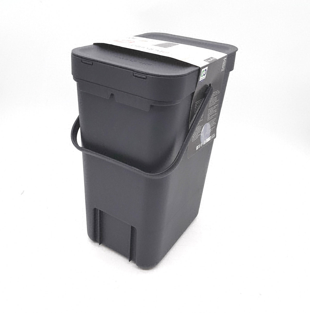 Brabantia Abfalleimer Grau 12 Liter Trash Housewares Mülleimer Eimer Kunststoff