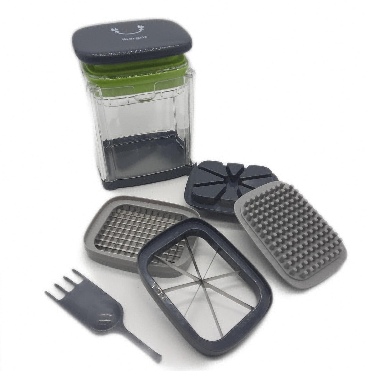 Ibergrif M523 Pommesschneider Gemüseschneider 3 in 1 Kartoffelschneider Pommes Schneider