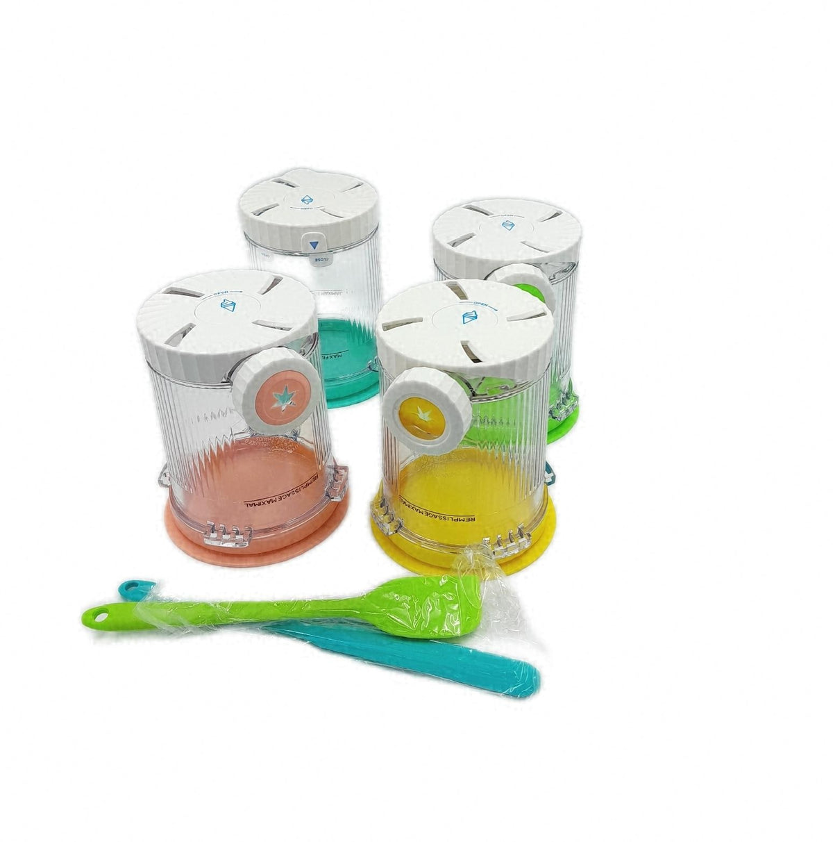 Kompatibel Ninja Creami Swirl NC700 NC701EU 4 Behälter 480ml Eisbecher Set