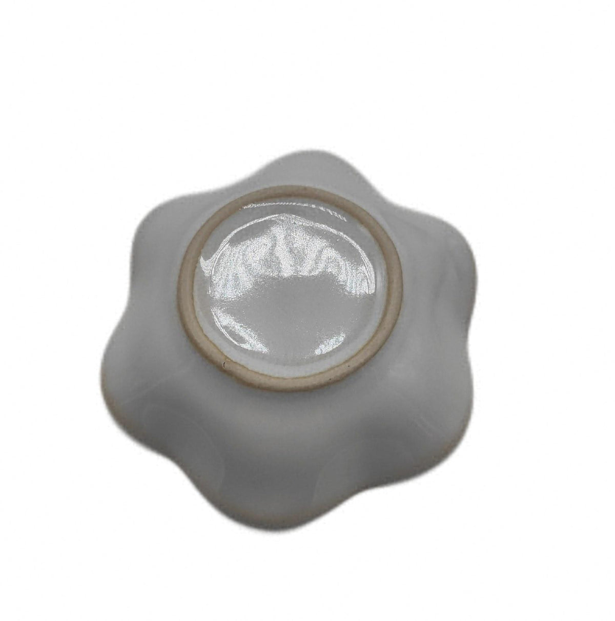 Starfa Lab Keramik Schmuckschale Lotusform grune Schale mit Bruch