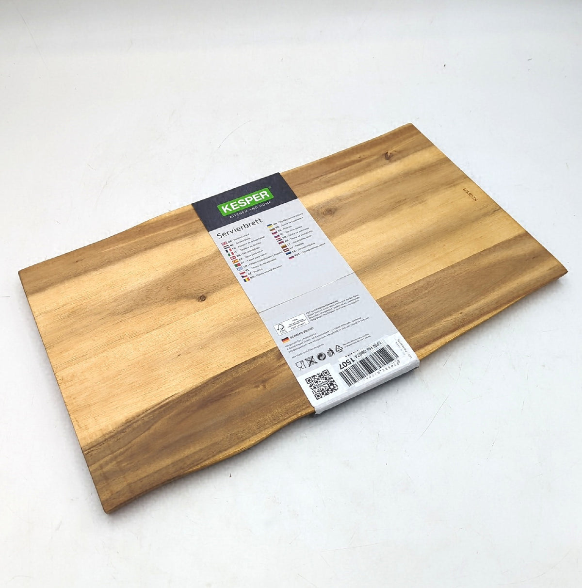 KESPER Schneid- Servierbrett Material: Akazienholz Maße: 45 x 27 x 2 cm Farbe: