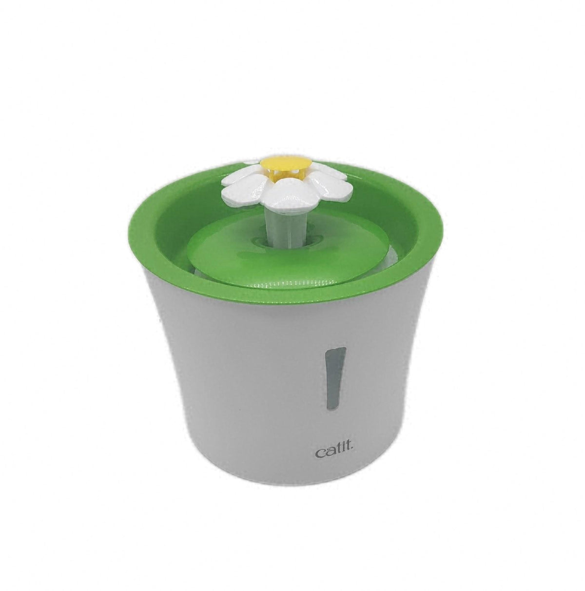 Catit Flower Fountain Blumentrinkbrunnen fuer Katzen 3L weiss gruen 1 Stueck
