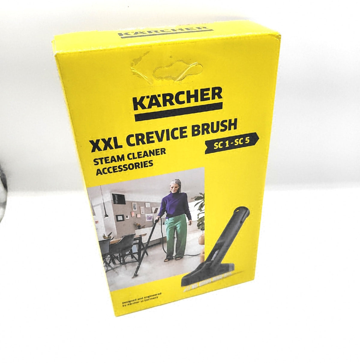 Karcher XXL Fugenbuerste mit flexiblem Gelenk und austauschbarer Buerstenreihe