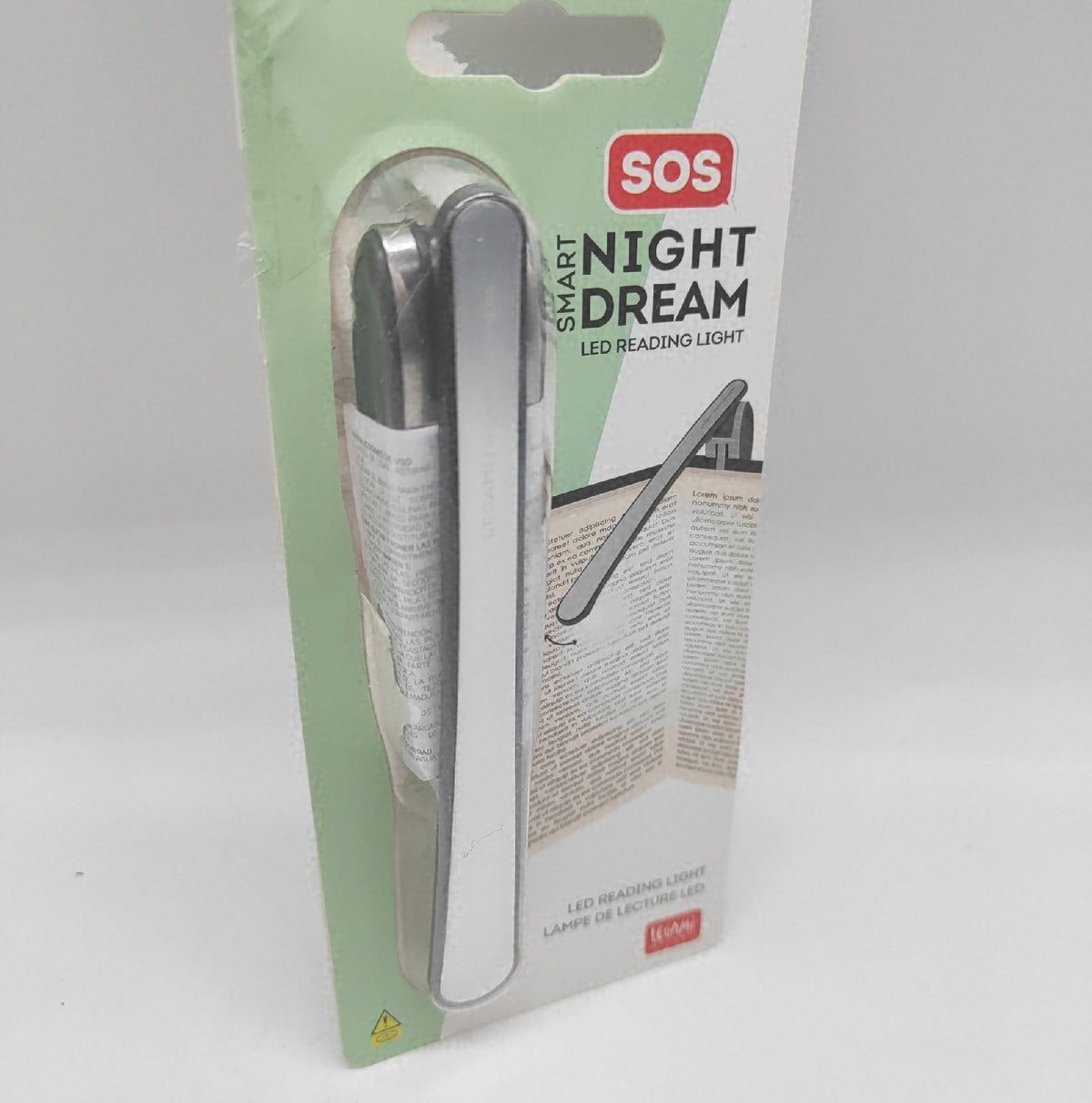 Legami ABL0001 Smart Night Dream schwenkbares LED Leselicht mehrfarbig Medium