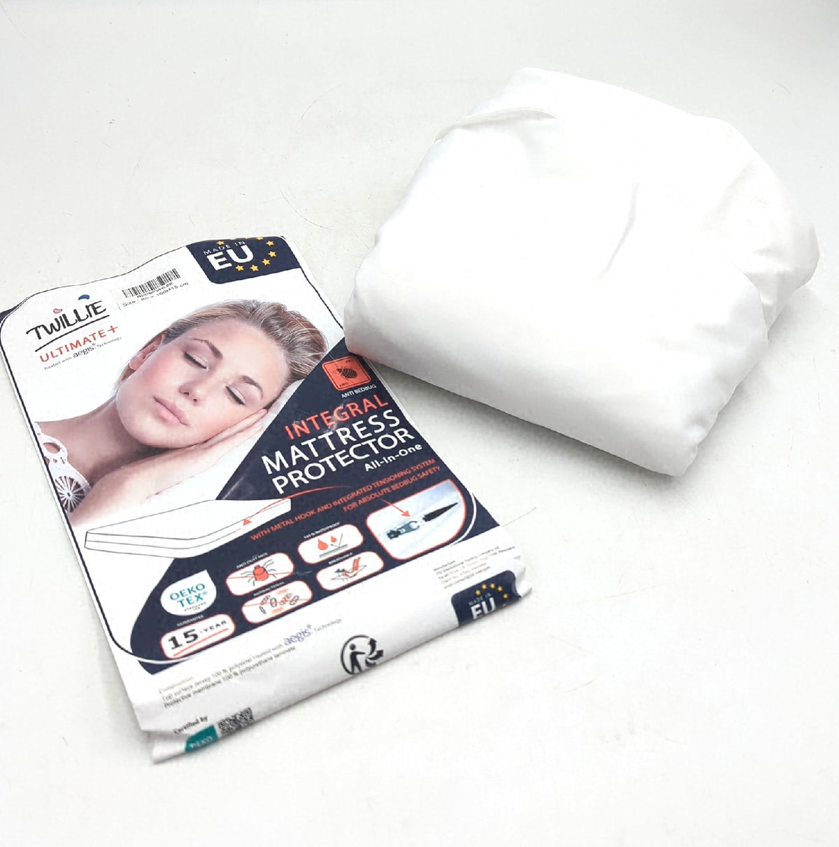 Twillie kompletter Matratzenschutz 80x190x15 cm Matratzenschoner wasserdicht atmungsaktiv