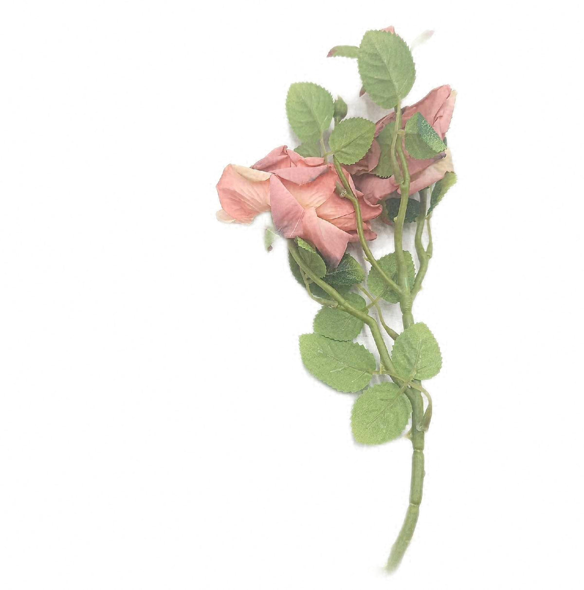 ROLLWAY 4 Bünde Kunstblumen 12 Künstliche Rosen Blumenstrauß 54 cm wie Echt