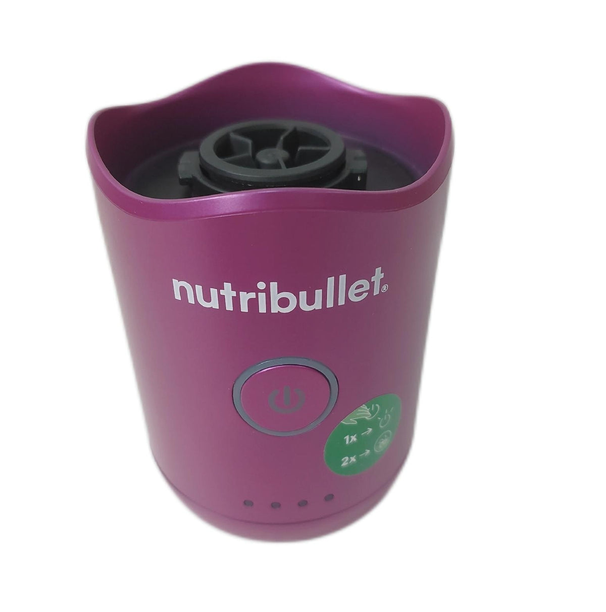 Nutribullet Flex 590ml tragbarer Smoothie Mixer mit Trinkdeckel Eis zerkleinern Food