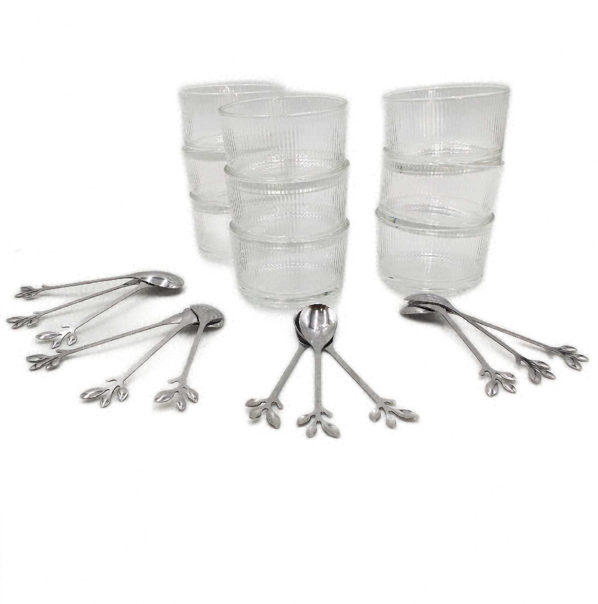 Mispudin 11er Set Dessertgläser 200ml Kleine Dessertschalen Glas - Unvollständig