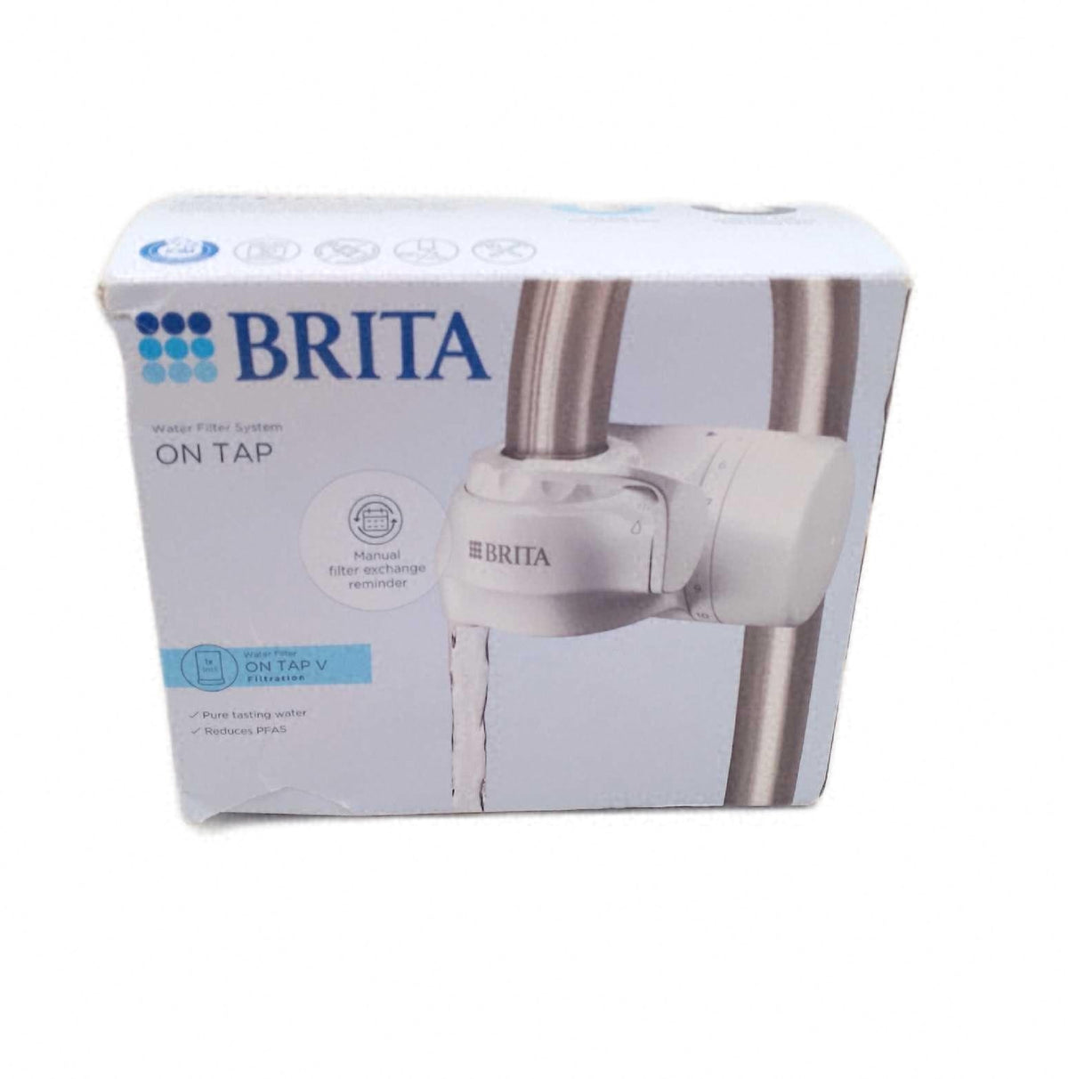 Brita Wasserhahn ON TAP V Wasserfilter mit 1 Filterkartusche nachhaltiges Filtersystem