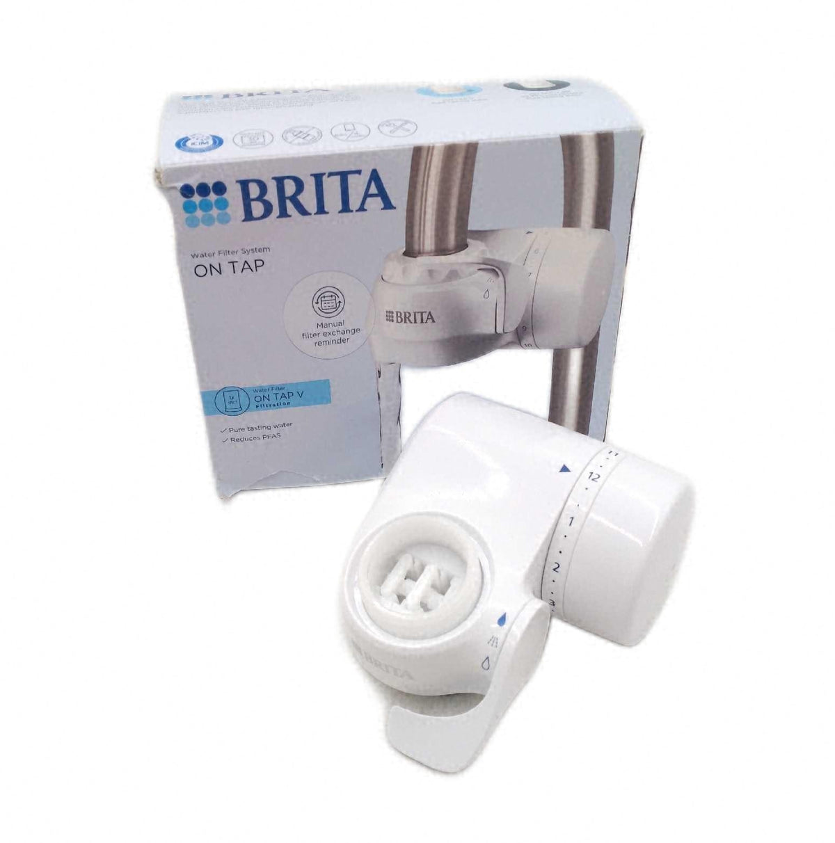 Brita Wasserhahn ON TAP V Wasserfilter mit 1 Filterkartusche nachhaltiges Filtersystem