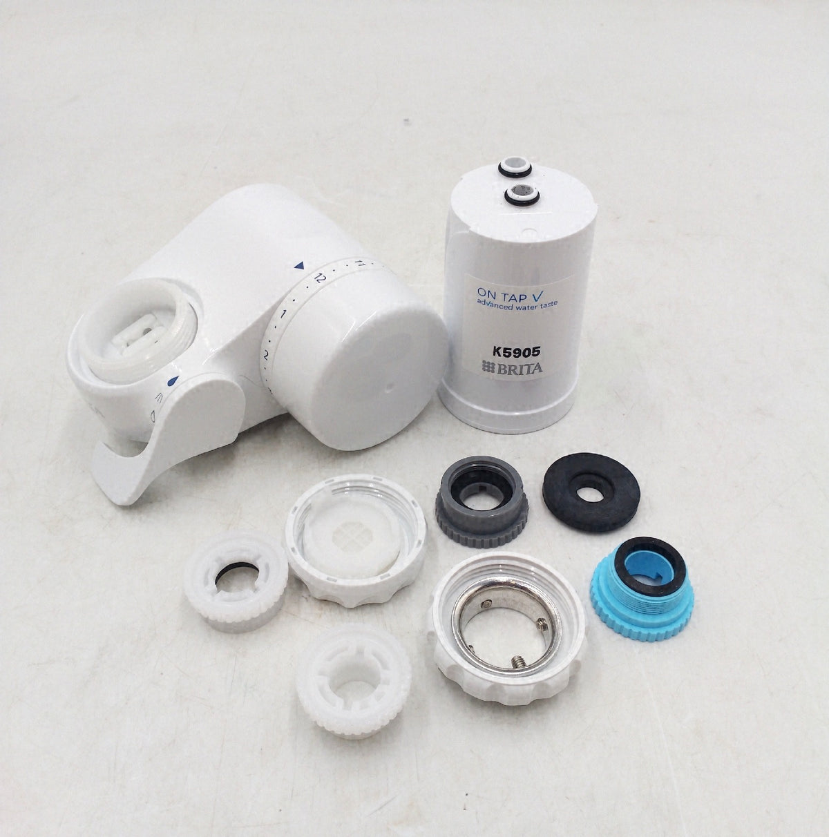 Brita Wasserhahn ON TAP V Wasserfilter mit 1 Filterkartusche nachhaltiges Filtersystem