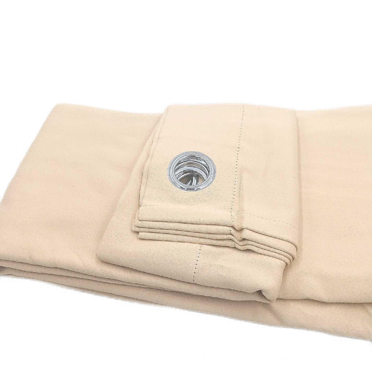 MIULEE Verdunklungsvorhänge Thermo Blickdichtösen 2er Set 140x300 cm Beige