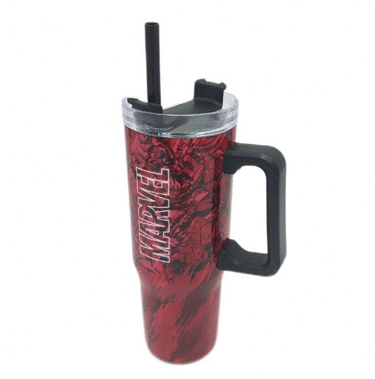 Marvel Edelstahl Trinkflasche 665ml Auslaufsicherer Schraubverschluss Trinkflasche