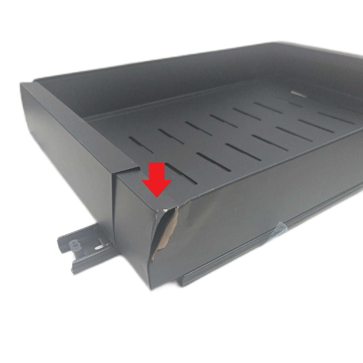 Kitstorack 2 Stück Ausziehbare Schublade Küche Bad Schwarz mit Schienen