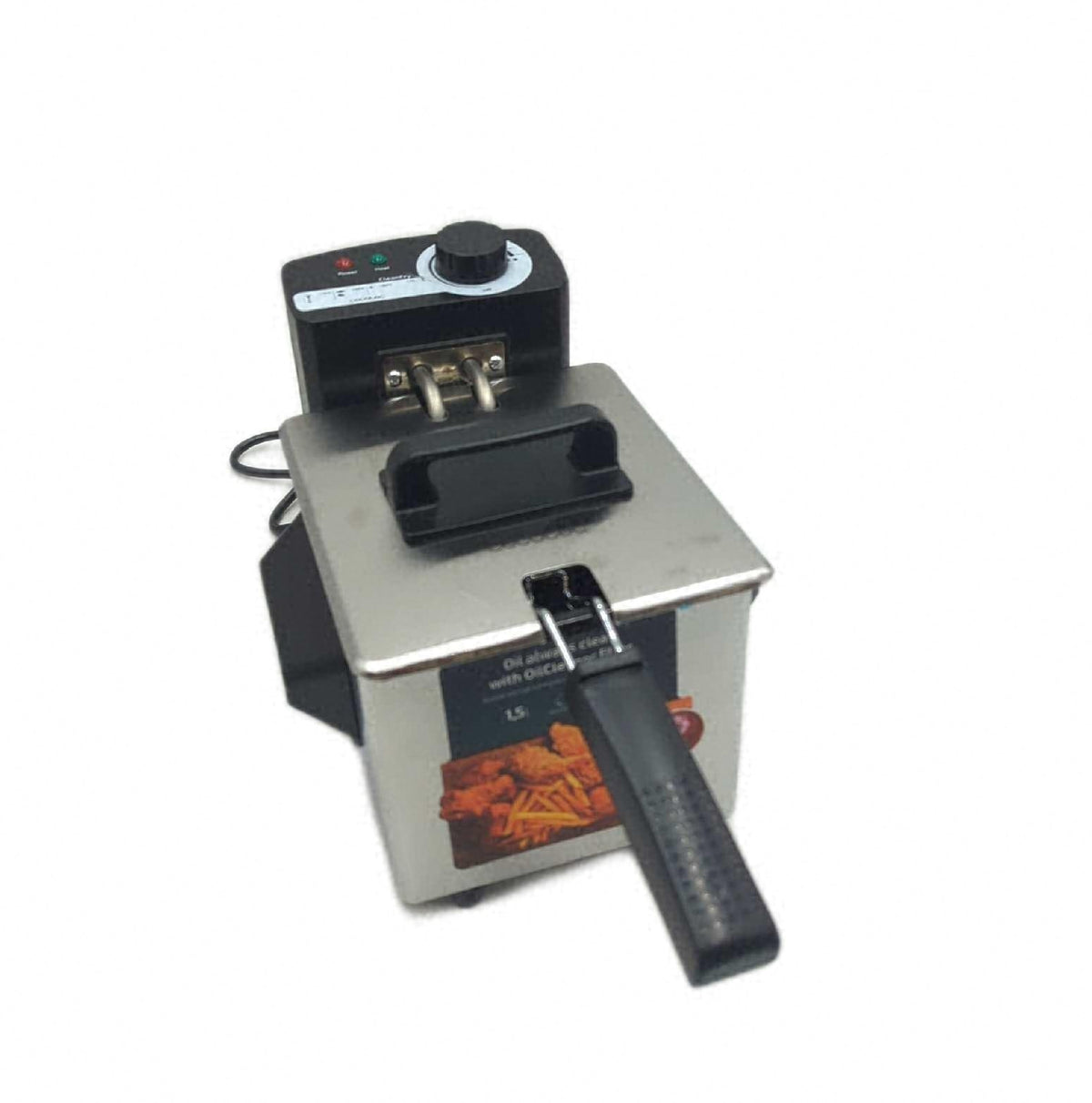 Cecotec Elektrische Fritteuse Öl Cleanfry 1,5L 1000 W Edelstahl Deep Electric