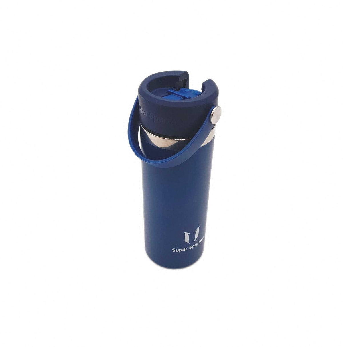 Sparrow Kinder Trinkflasche Edelstahl Thermosflasche 500ml mit Delle und beschädigtem Plastikmundstück