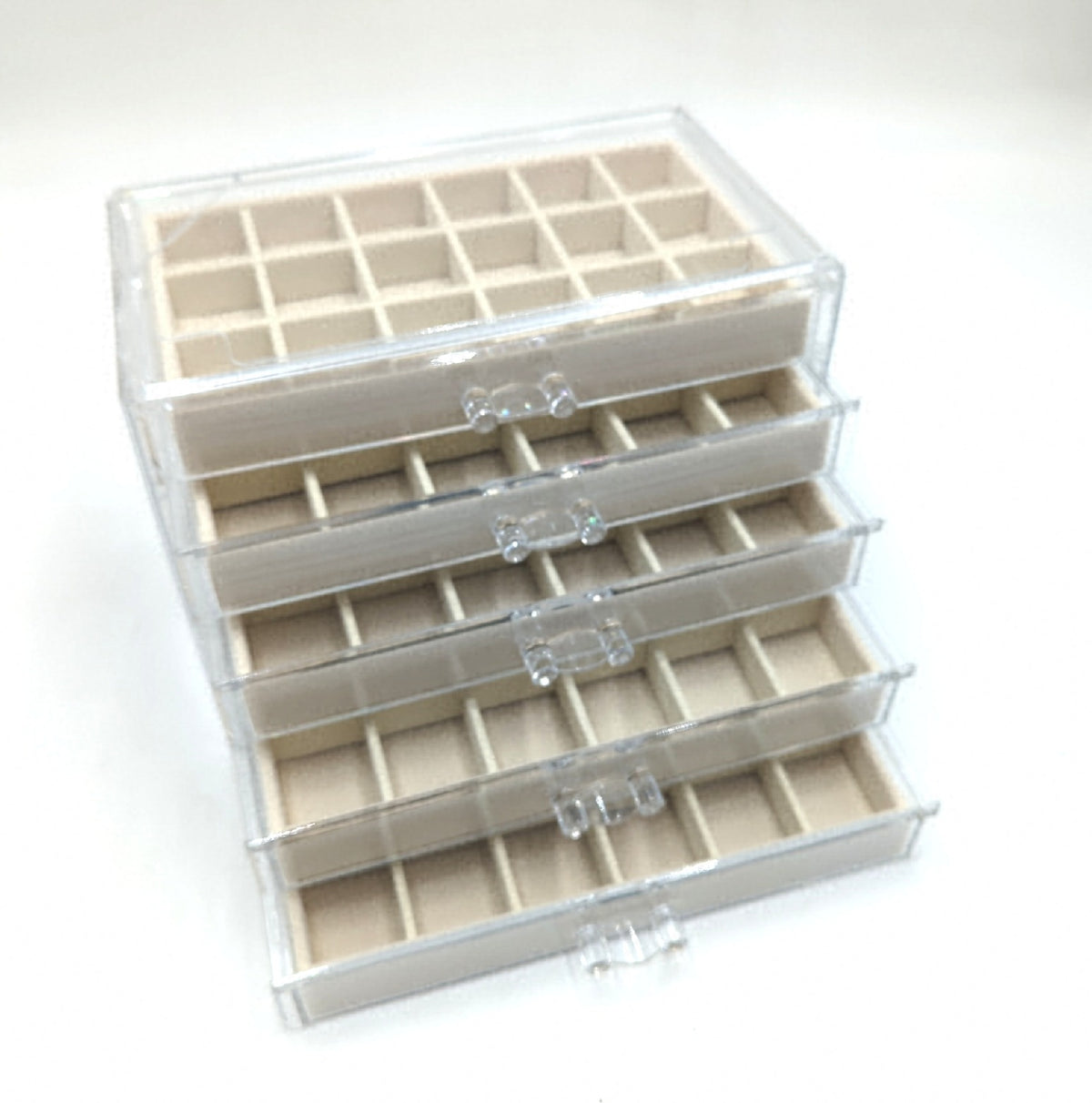 Dmnnlp Gesteins Display Box 5 Schubladen 90 Fächer Oberseite