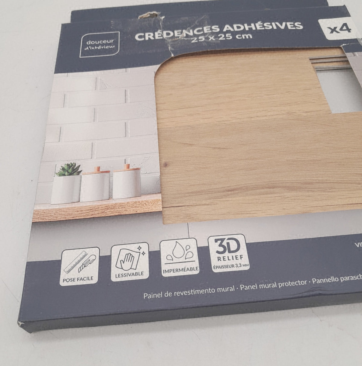 Douceur douceur dinterieur Kuechenrueckwand selbstklebend fuer Kueche Badezimmer Home