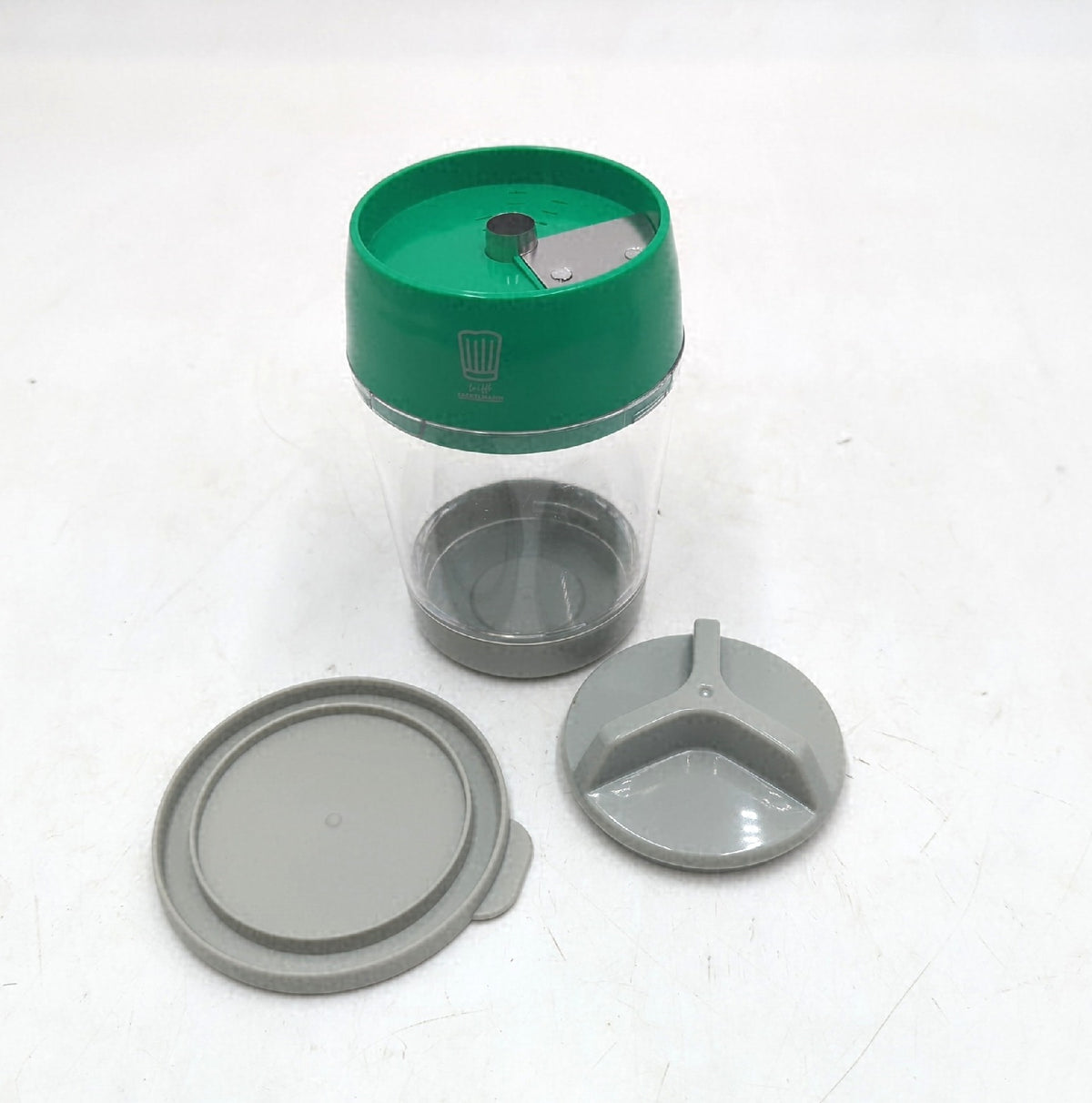 Chefkoch Fackelmann Spiralschneider aus ABS Edelstahl 13 x 9 cm Küchenhelfer