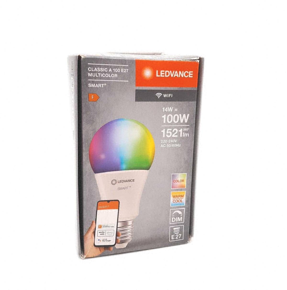 Ledvance WiFi E27 LED Lampe Smart Home Leuchtmittel 14W 1521 Lumen ersetzt 100W