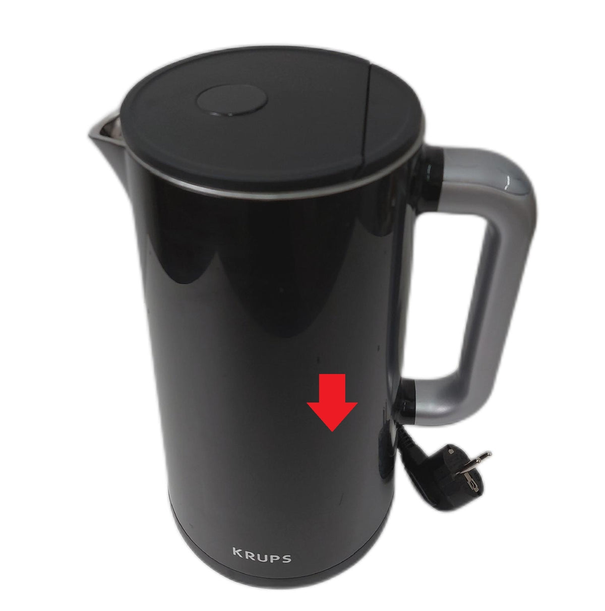 Krups BW8018 Elektrischer Wasserkocher Smart n Light Kessel gebraucht Kratzer Kalkspuren