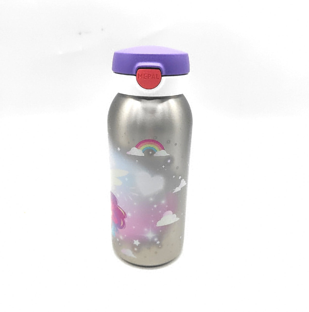 Mepal Campus Edelstahl Trinkflasche 600 ml Unicorn Glow Nicht spülmaschinengeeignet