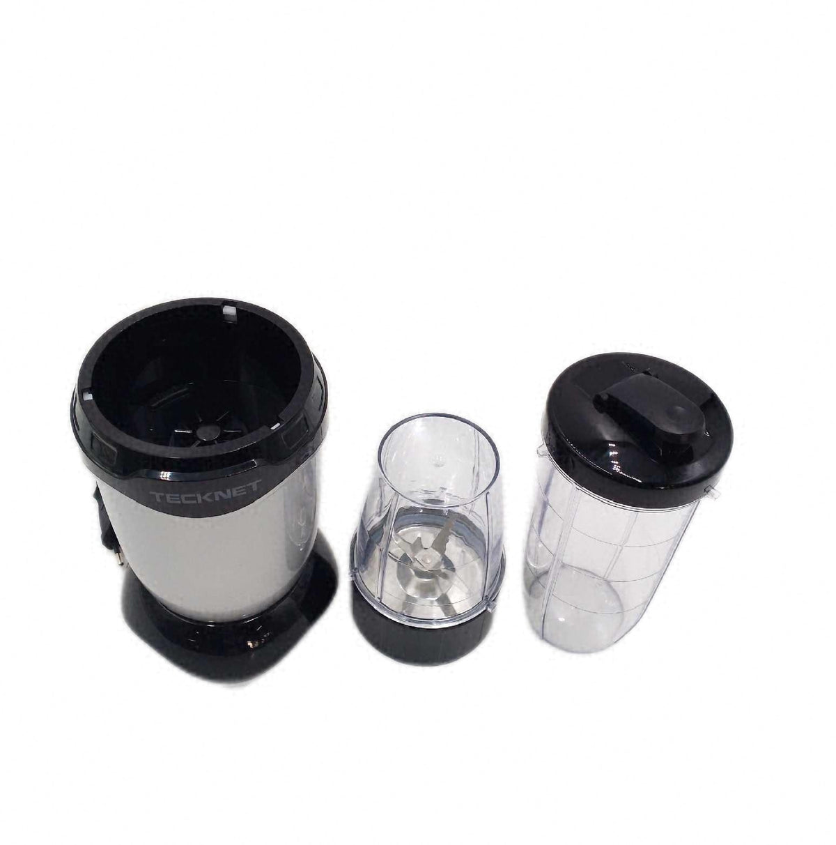 TeckNet 600W Mini Smoothie Maker Standmixer 4 Edelstahlmesser Tragbarer Mixer