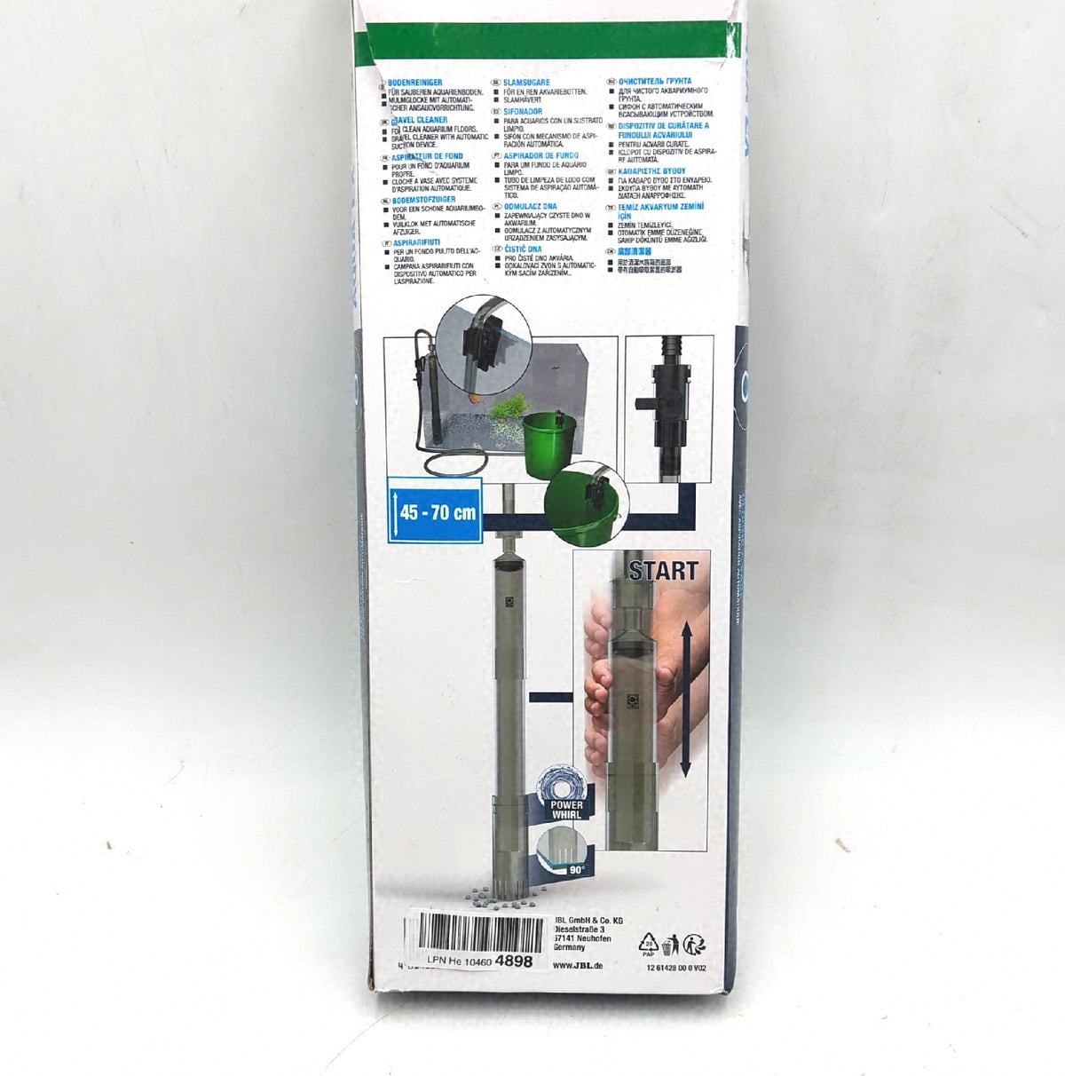 JBL AQUA EX 45 70 6142800 Bodengrundreiniger für Aquarien von 45 bis 70 cm Höhe