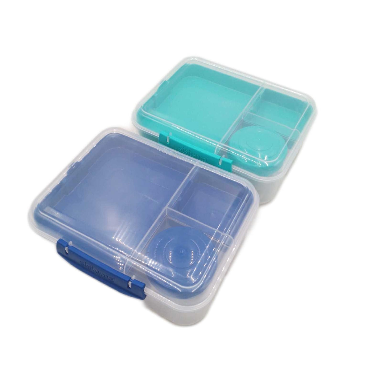 Sistema 82028 Behälter aus Kunststoff Menta Verde Azul mit Sieben und Werkzeugen Gadgets