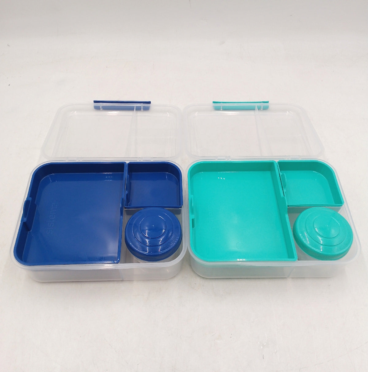 Sistema 82028 Behälter aus Kunststoff Menta Verde Azul mit Sieben und Werkzeugen Gadgets