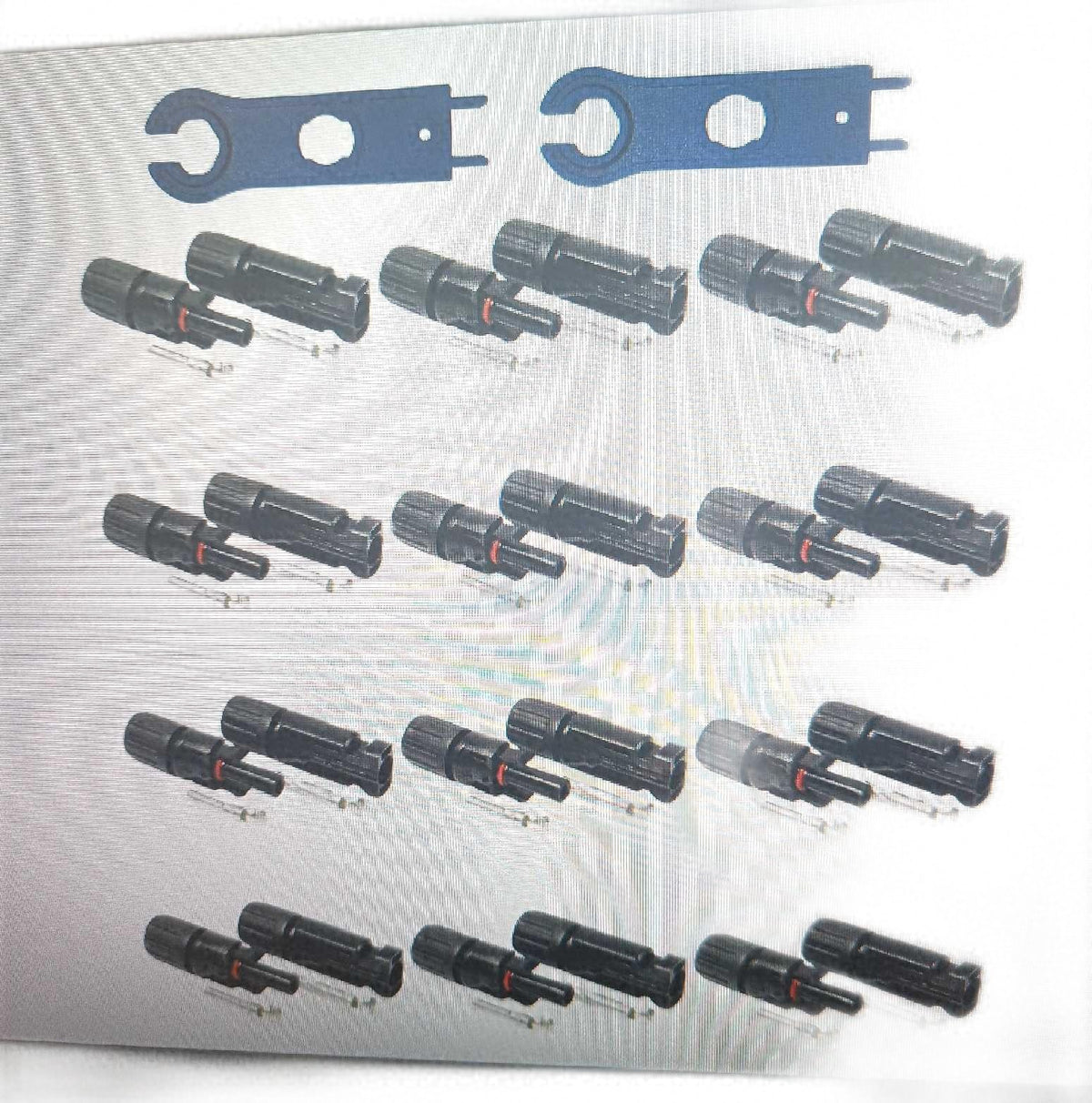 solartronics 12 Paar Solarstecker Männlich Weiblich Solarpanel Kabelstecker IP67 Set