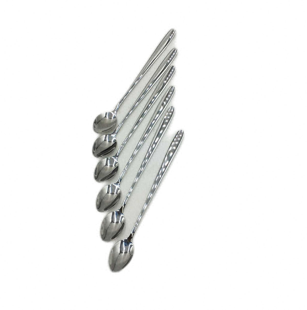 Tiokin Latte Macchiato Löffel Set 6 teilig 198 cm lange Griffe Eislöffel