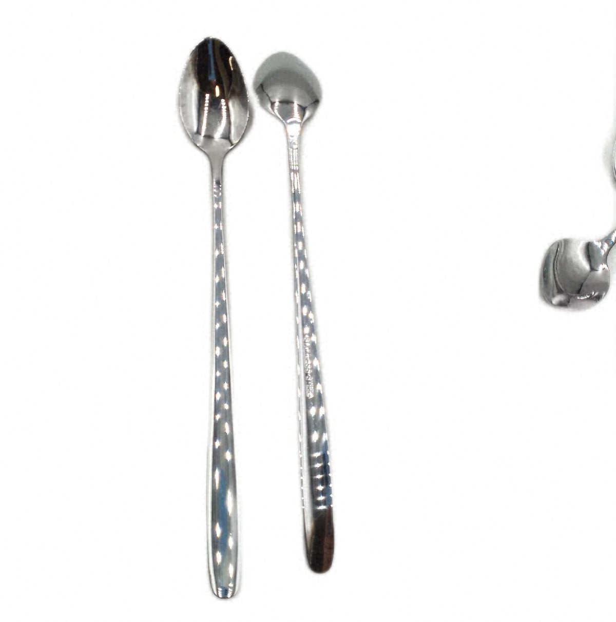 Tiokin Latte Macchiato Löffel Set 6 teilig 198 cm lange Griffe Eislöffel
