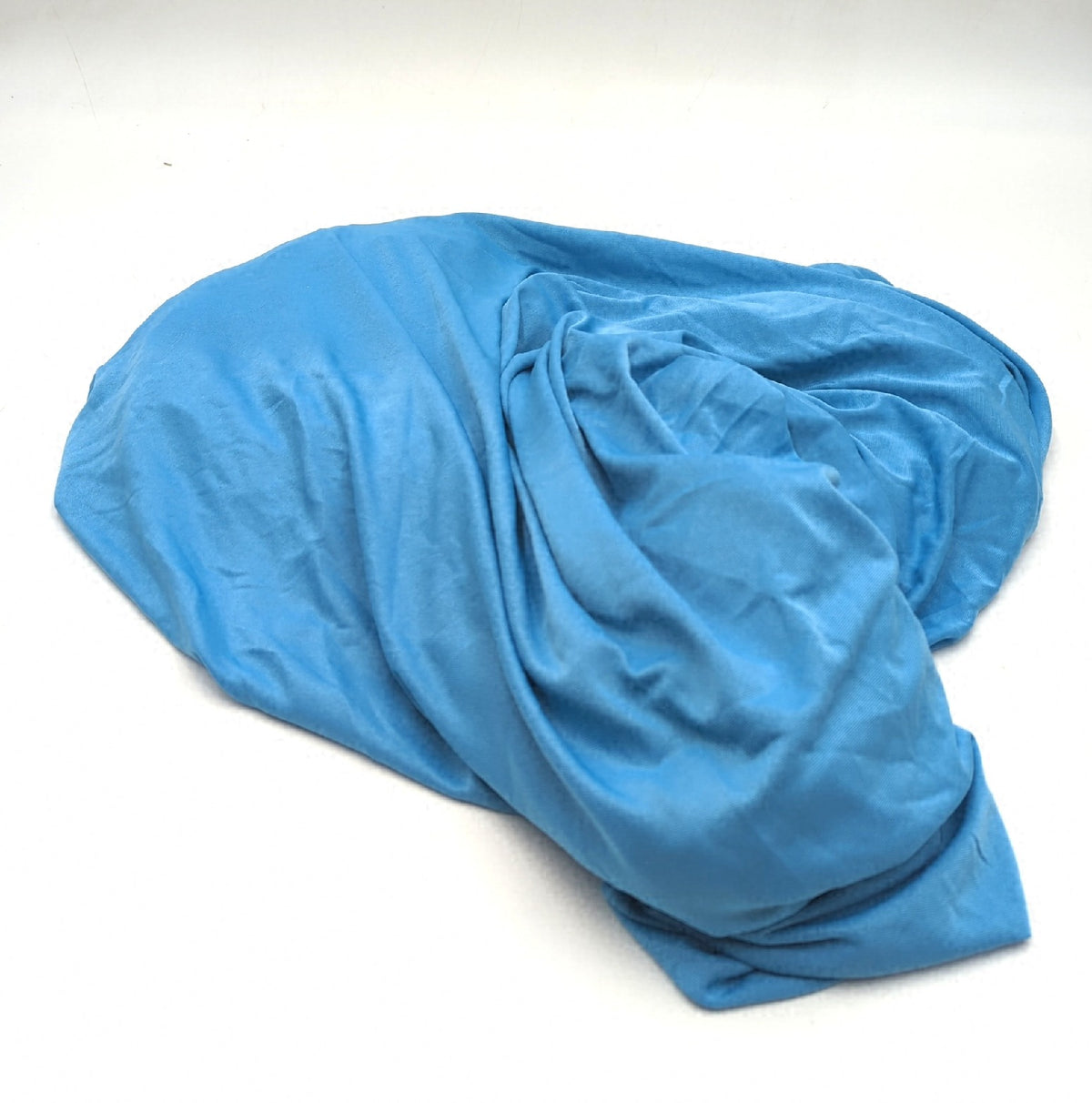 npluseins Microfaser Spannbettlaken fein gewebt Hellblau 120x200 cm Bettlaken Bezug