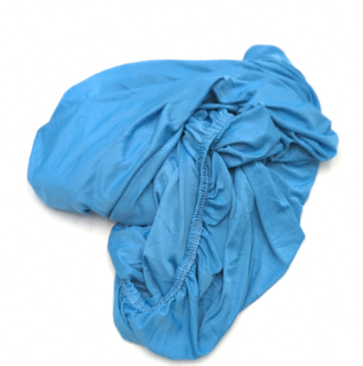 npluseins Microfaser Spannbettlaken fein gewebt Hellblau 120x200 cm Bettlaken Bezug