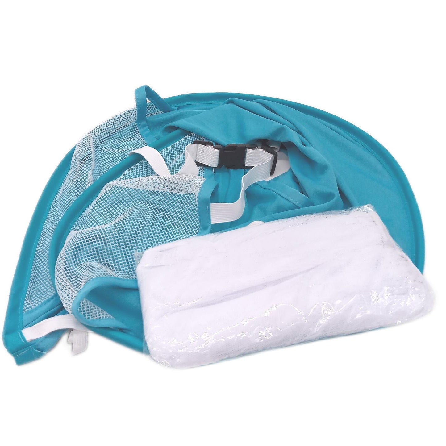 O3 Regenschirm Sonnenschutz Baby Buggy Blau Komfort Luxus Baldachin Mücke