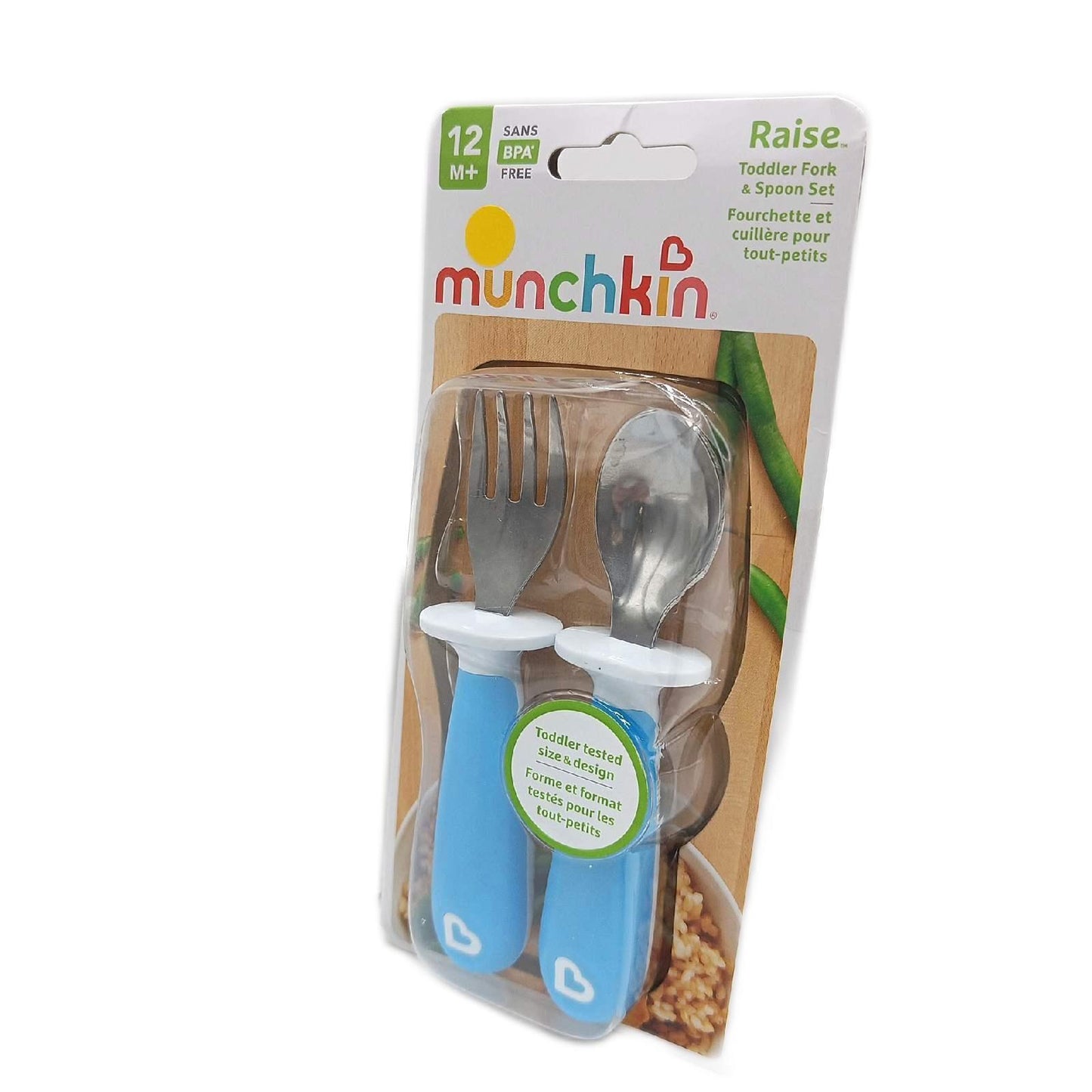 Munchkin Raise Gabeln und Löffel, blau, 6er-Pack