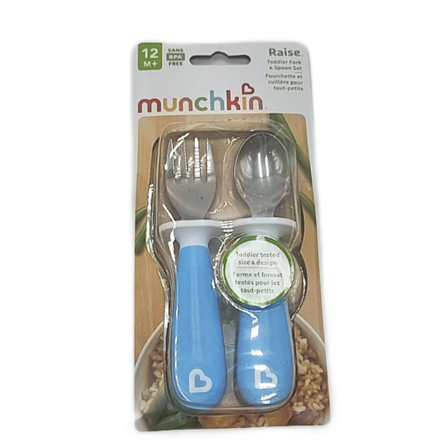 Munchkin Raise Gabeln und Löffel, blau, 6er-Pack