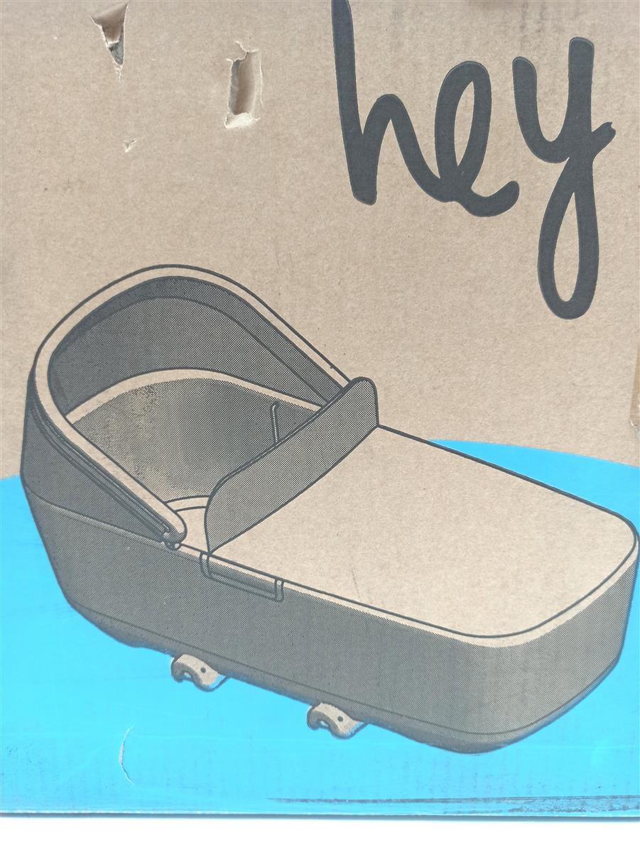 Easy Walker Babywanne Kinderwagen EWA JUNE Blau Komfort Schlafplatz Kinderbett