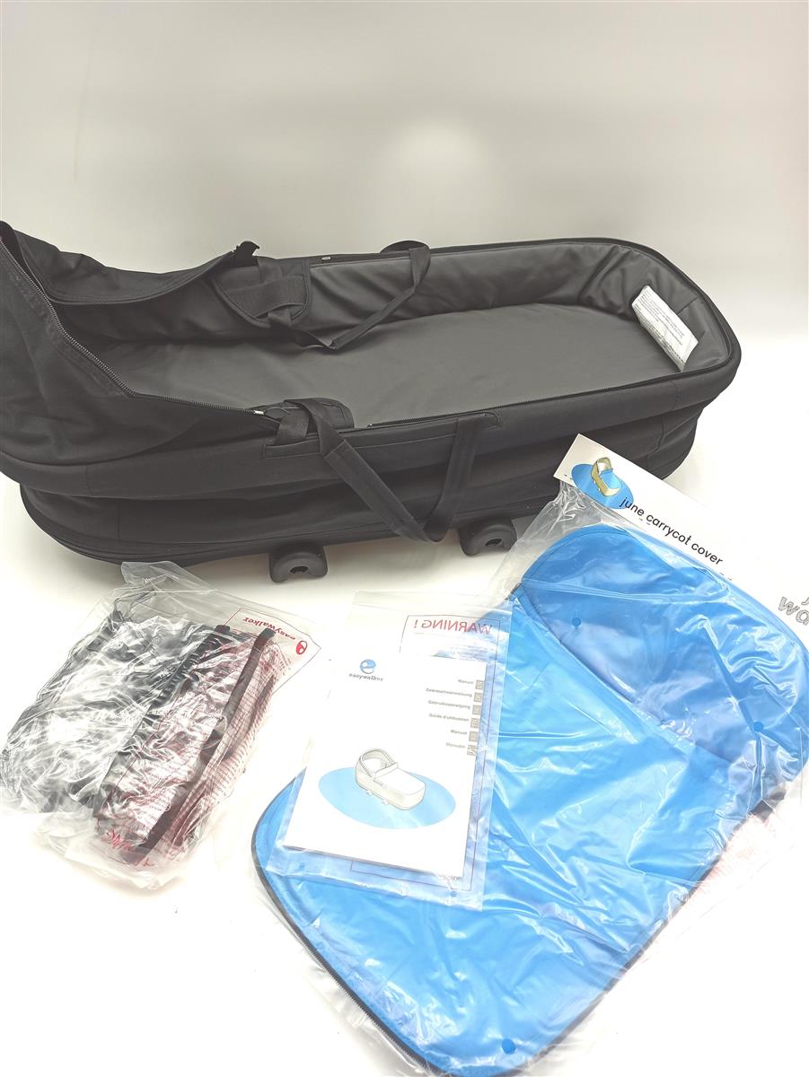 Easy Walker Babywanne Kinderwagen EWA JUNE Blau Komfort Schlafplatz Kinderbett