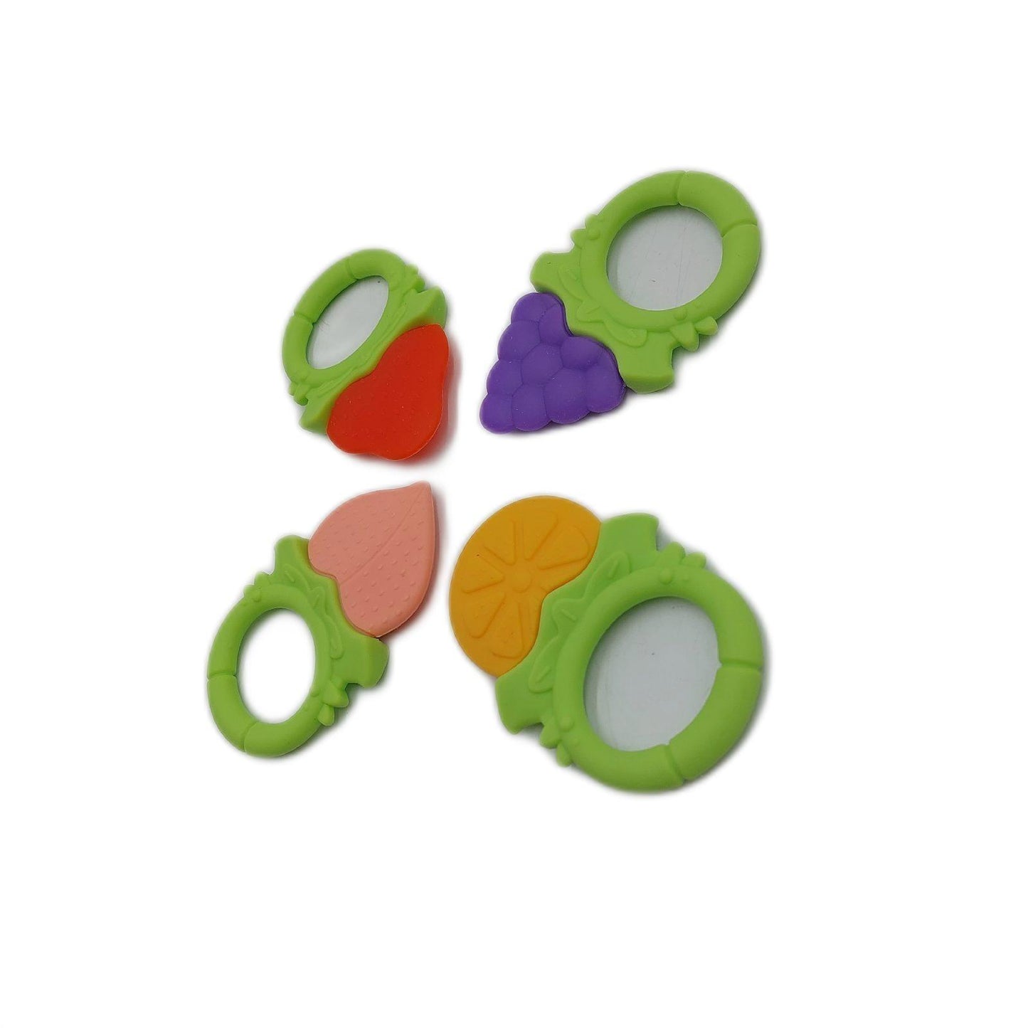 iFancy Beissringe Babyspielzeug Zahnungshilfe bunte Kau Spielzeuge sicher BPA frei Schmerzlinderung