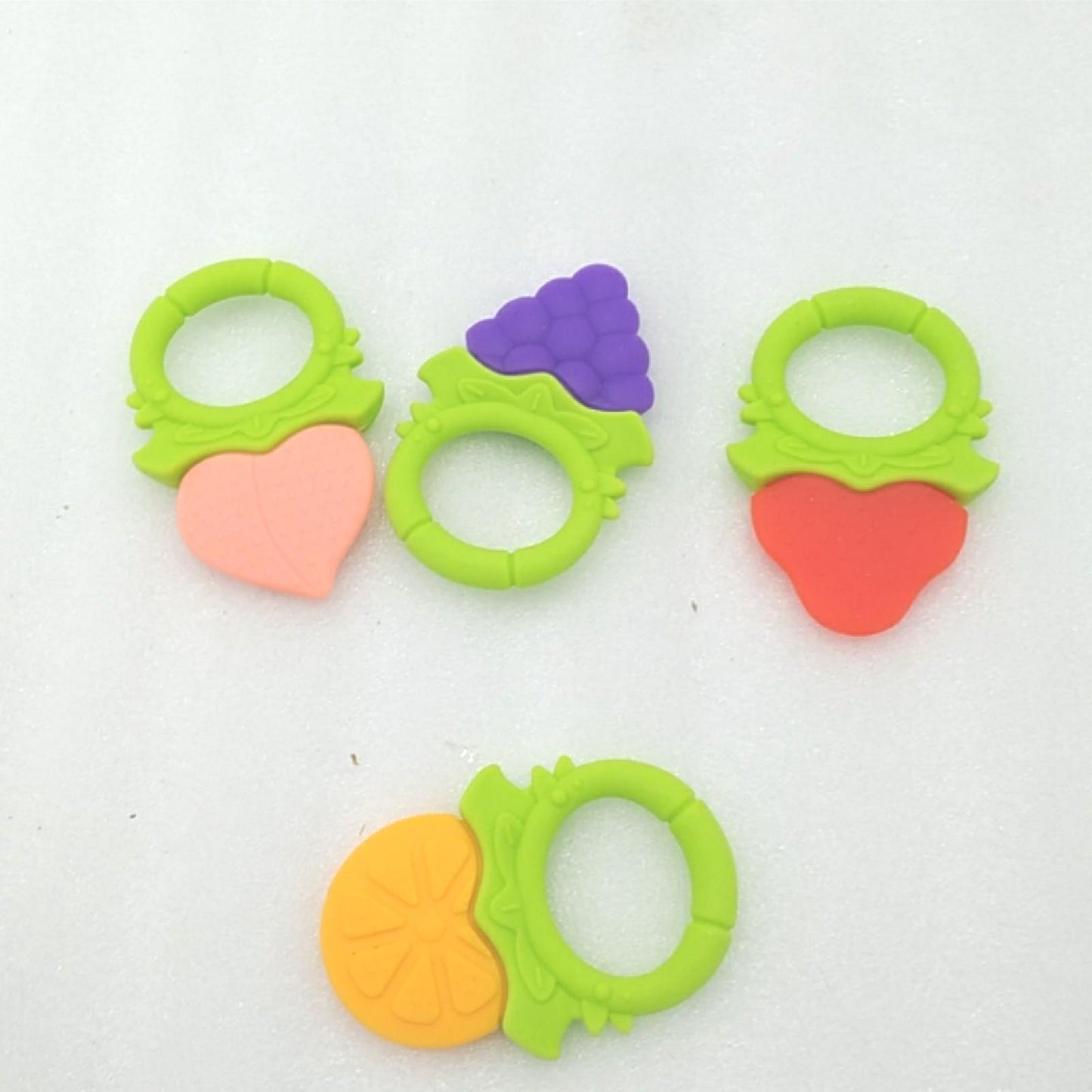 iFancy Beissringe Babyspielzeug Zahnungshilfe bunte Kau Spielzeuge sicher BPA frei Schmerzlinderung