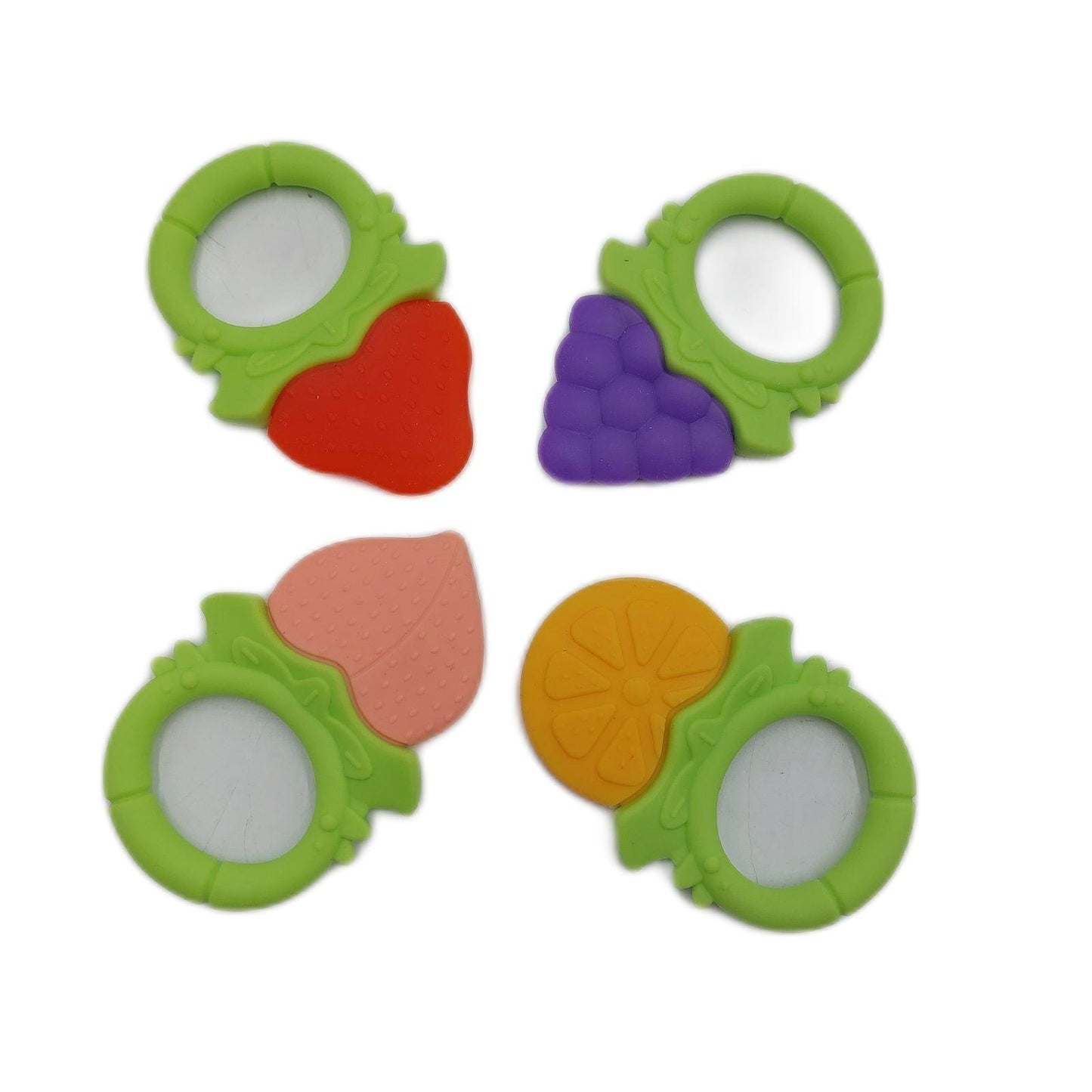 iFancy Beissringe Babyspielzeug Zahnungshilfe bunte Kau Spielzeuge sicher BPA frei Schmerzlinderung