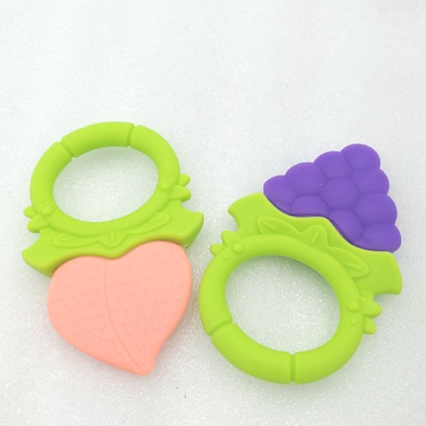 iFancy Beissringe Babyspielzeug Zahnungshilfe bunte Kau Spielzeuge sicher BPA frei Schmerzlinderung